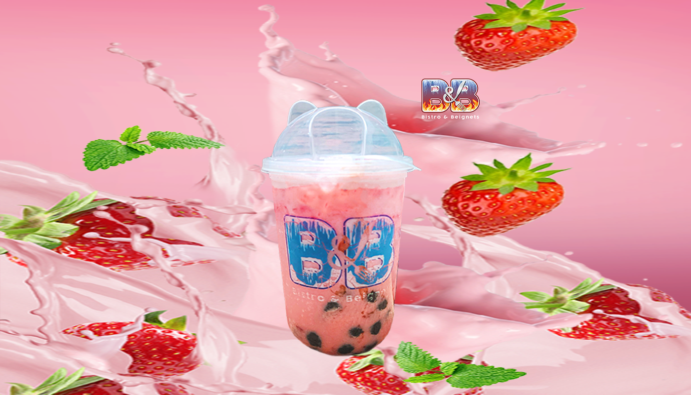 SMALL STRAWBERRY MILK TEA