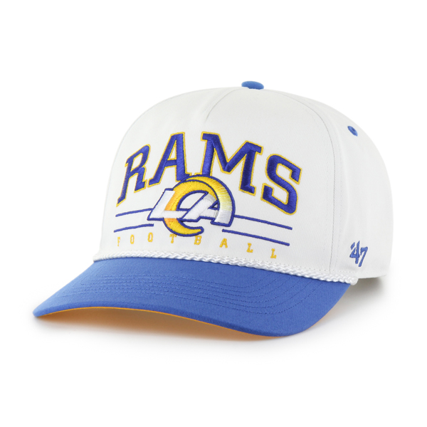 Los Angeles Rams White Roscoe TT '47 Brand Hitch RF Snapback Hat