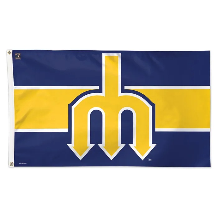 Seattle Mariners Deluxe Cooperstown Flag 3x5'