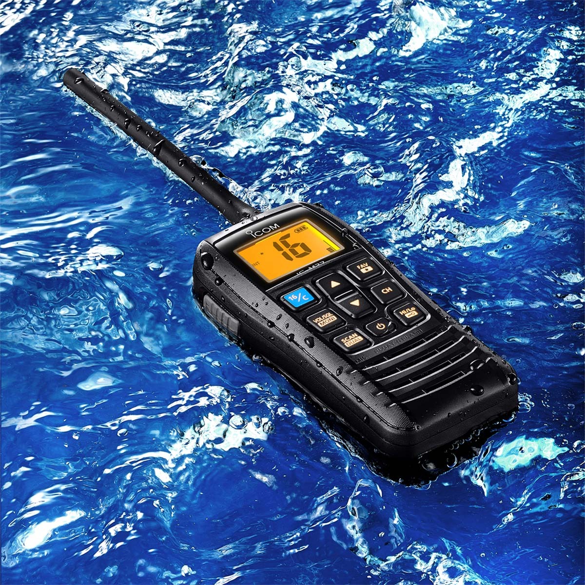Icom IC-M37E VHF Handheld Marine Radio
