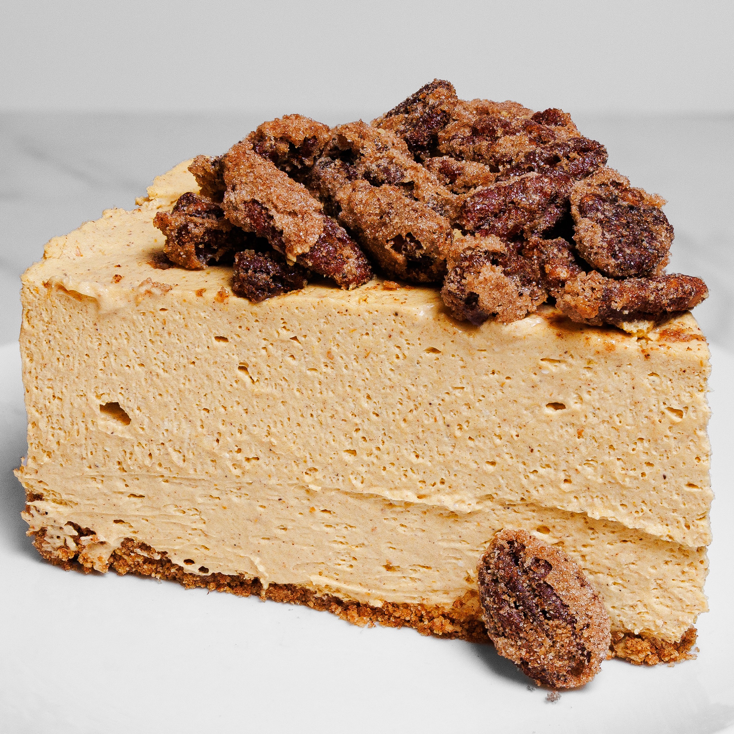 Pumpkin Spice Cheesecake Slice - OUT