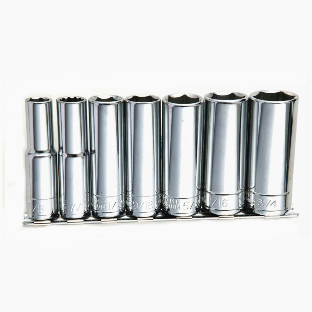 Fuller Pro Series 3/8-Inch Drive Deep SAE Socket Set (8-Piece)
