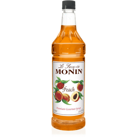 Monin Premium Peach Flavoring / Fruit Syrup 1 Liter