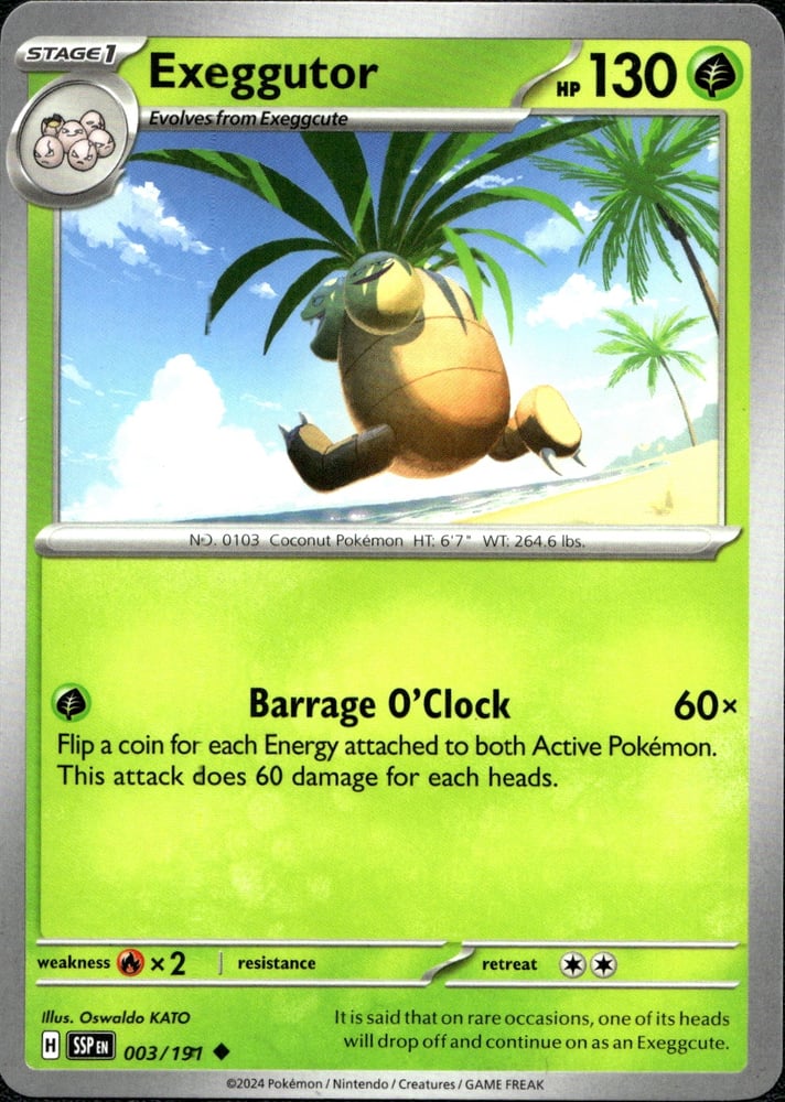 Exeggutor - SV08 3/191