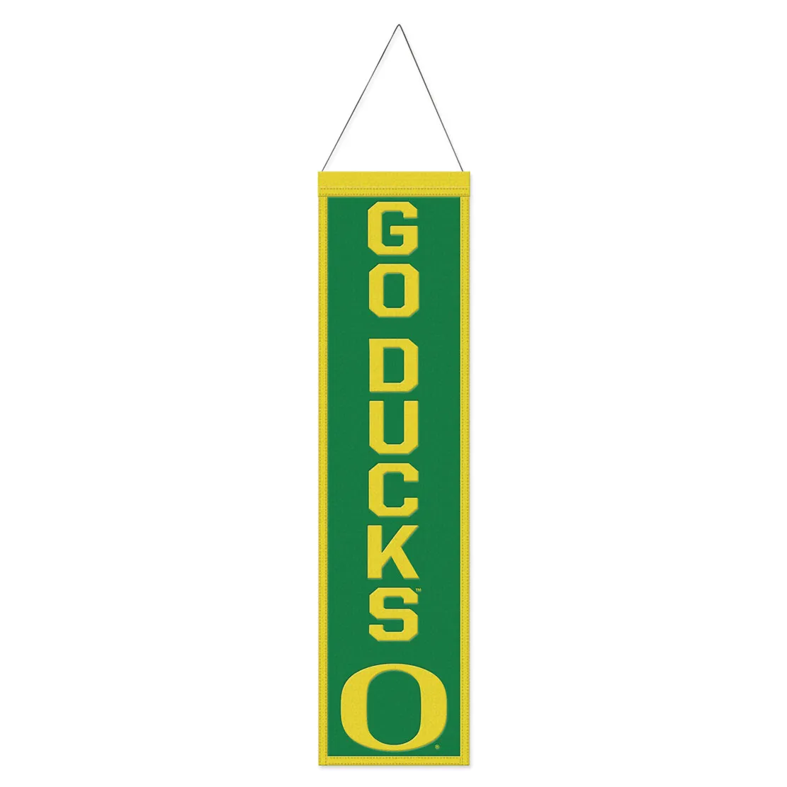 Oregon Ducks Wool Slogan Banner 8x32"