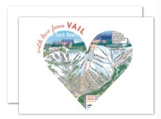 With Love From Vail Notecard