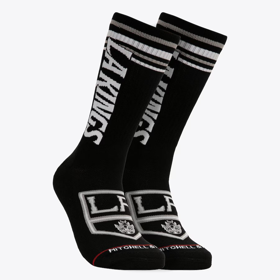 Los Angeles Kings Retro Mitchell and Ness Power Play Crew Socks
