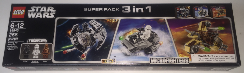 66543-1 Star Wars Bundle Pack, Super Pack 3 in 1 (Sets 75126, 75128, and 75129)