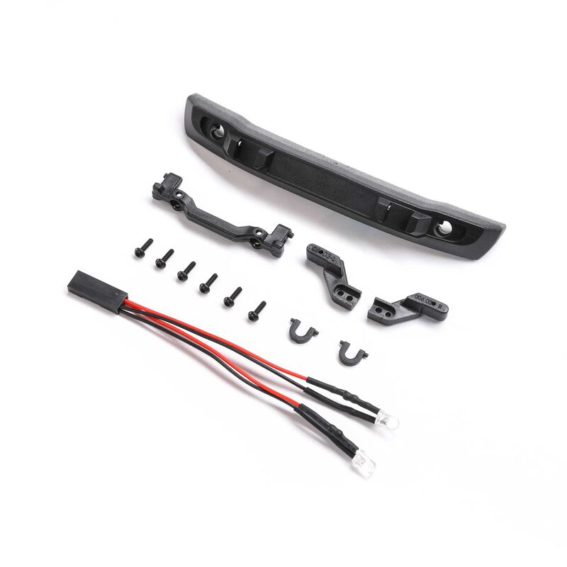 Front Bumper W/ LED SCX24 Bronco AXI200010