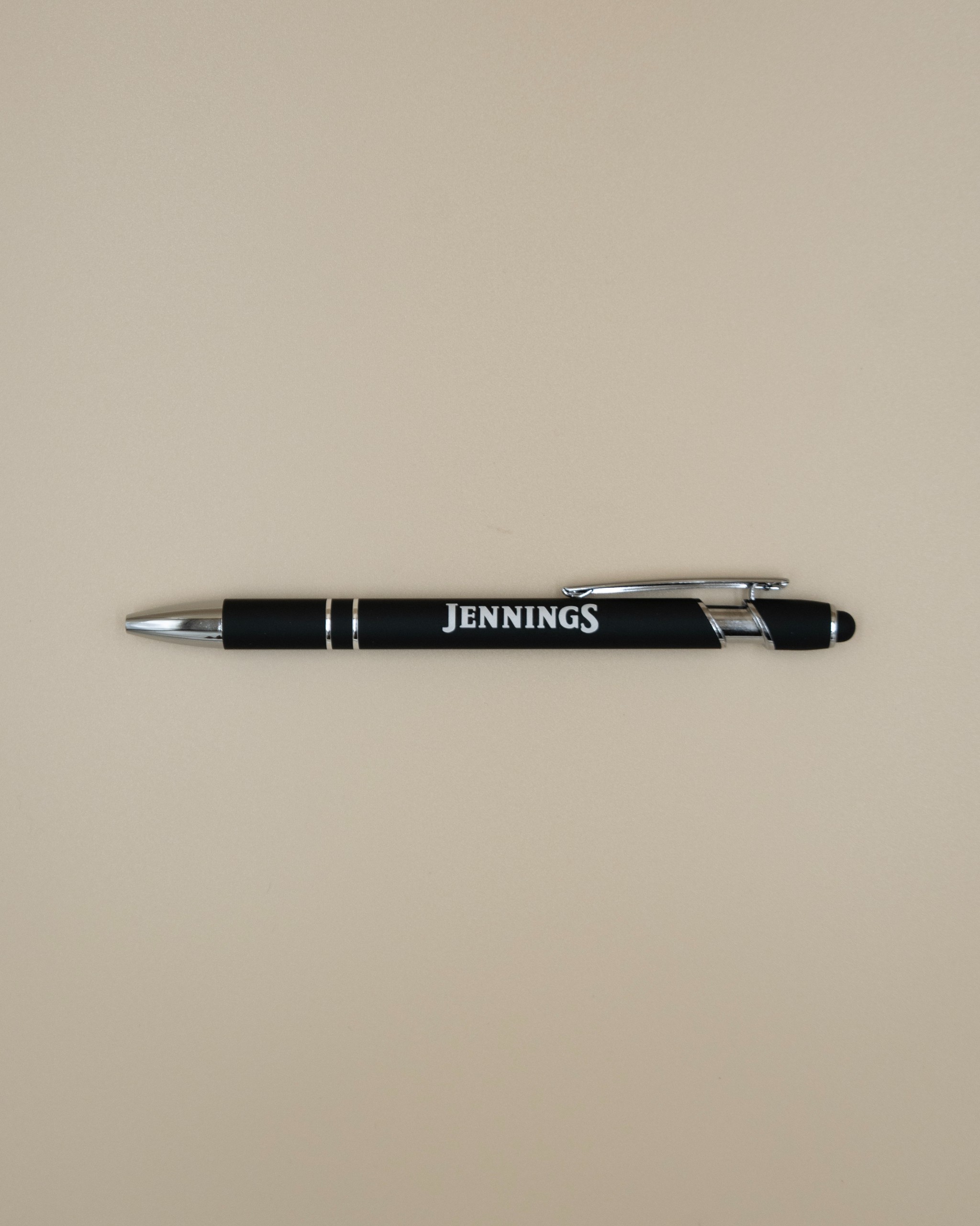 Jennings Black Soft touch Ball Point Pen