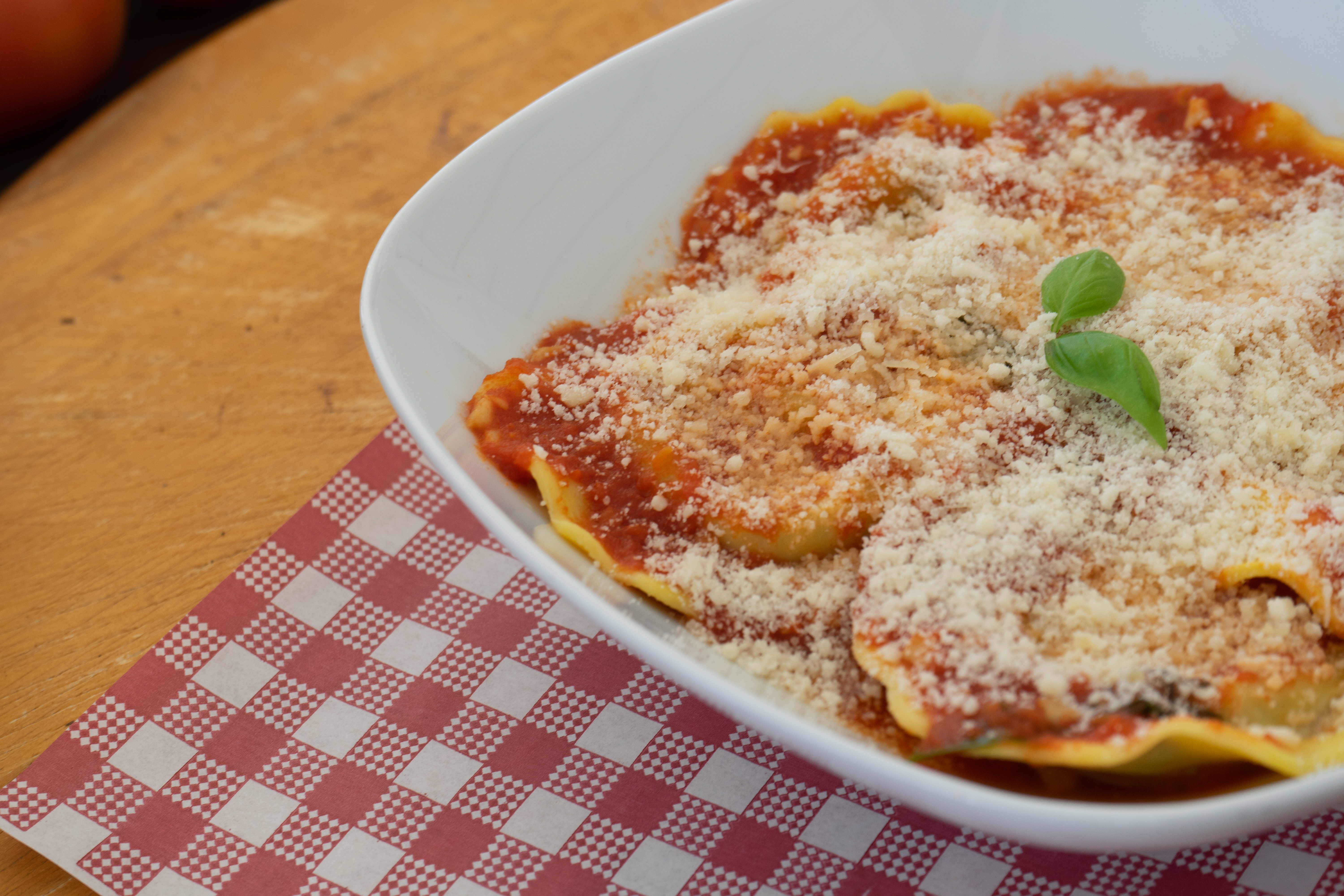 Pumpkin & Cheese tortellini with RAGU'