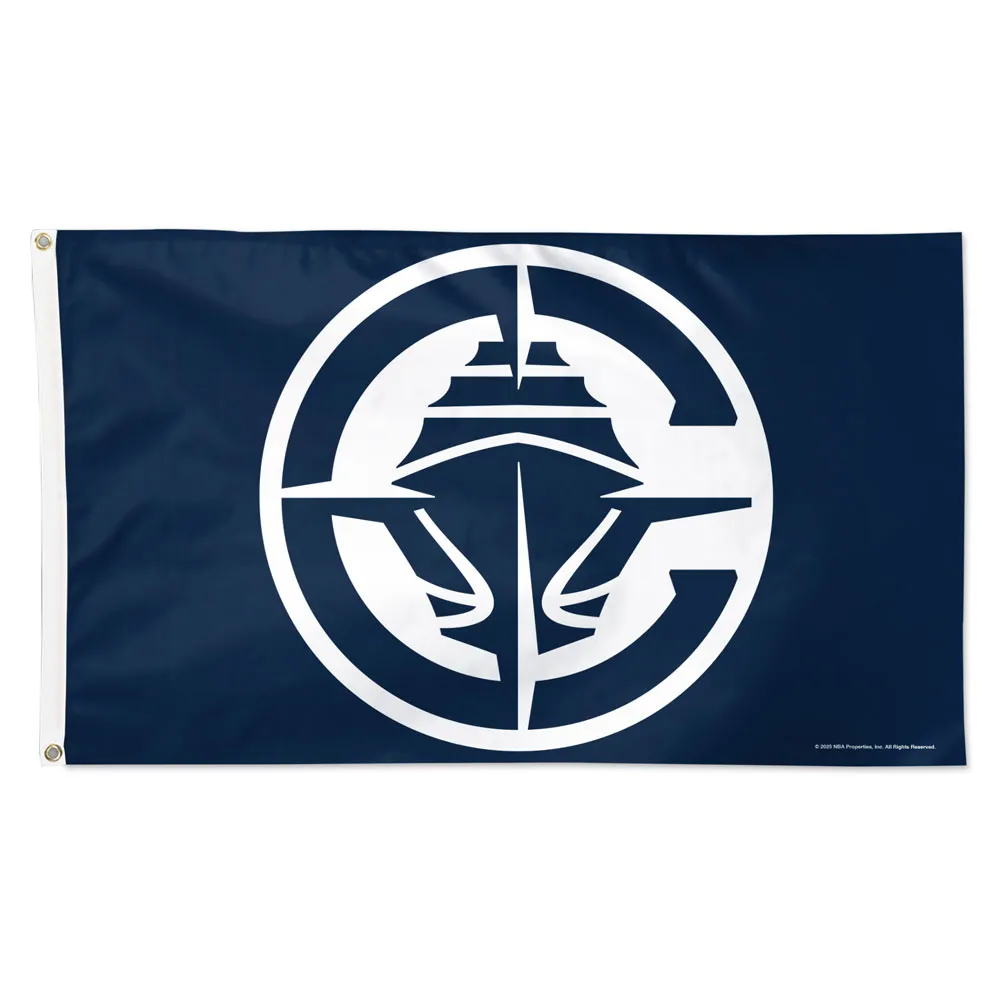 Los Angeles Clippers Deluxe Navy Primary Logo Flag 3x5'