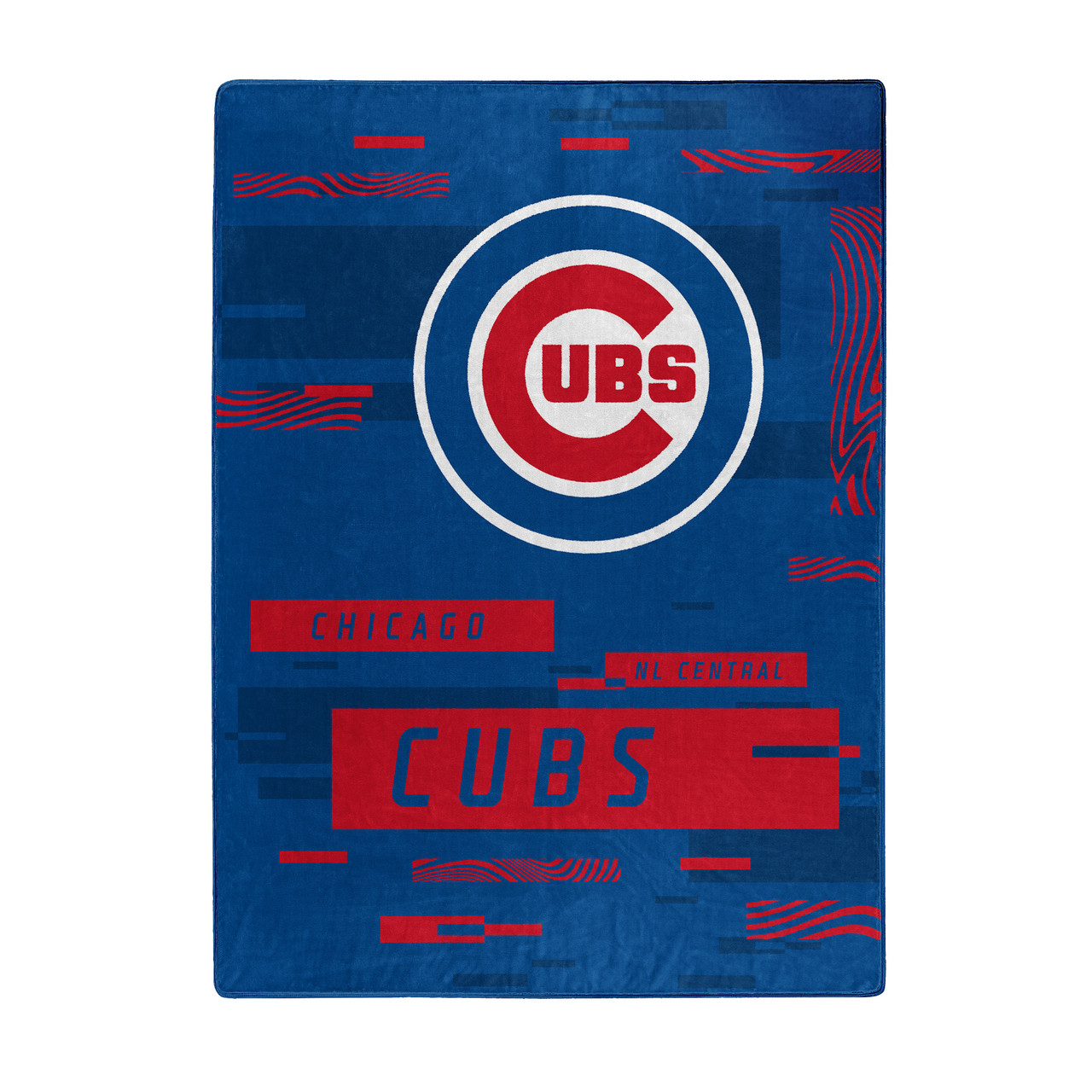 Chicago Cubs Digital Design Raschel Blanket 60x80"