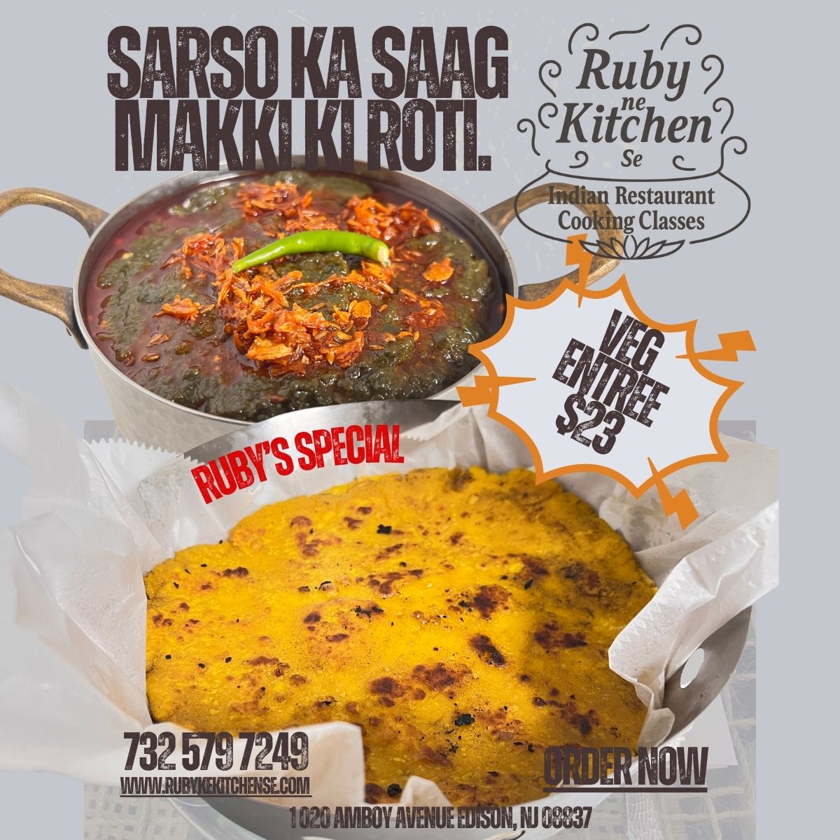 Sarso Ka Saag & Makki Ki Roti