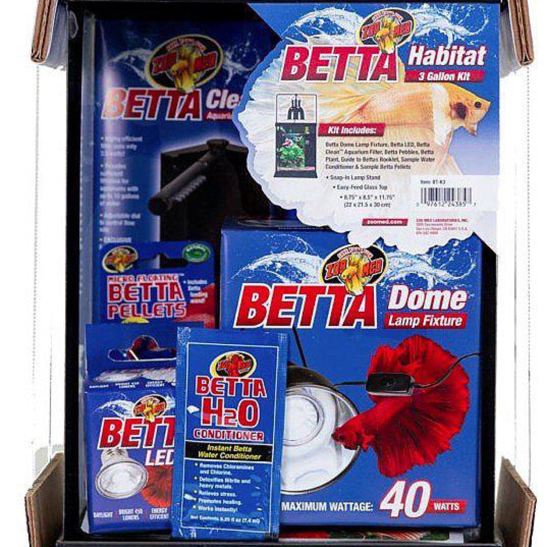 Zoo Med Betta Habitat 3 Gal Kit
