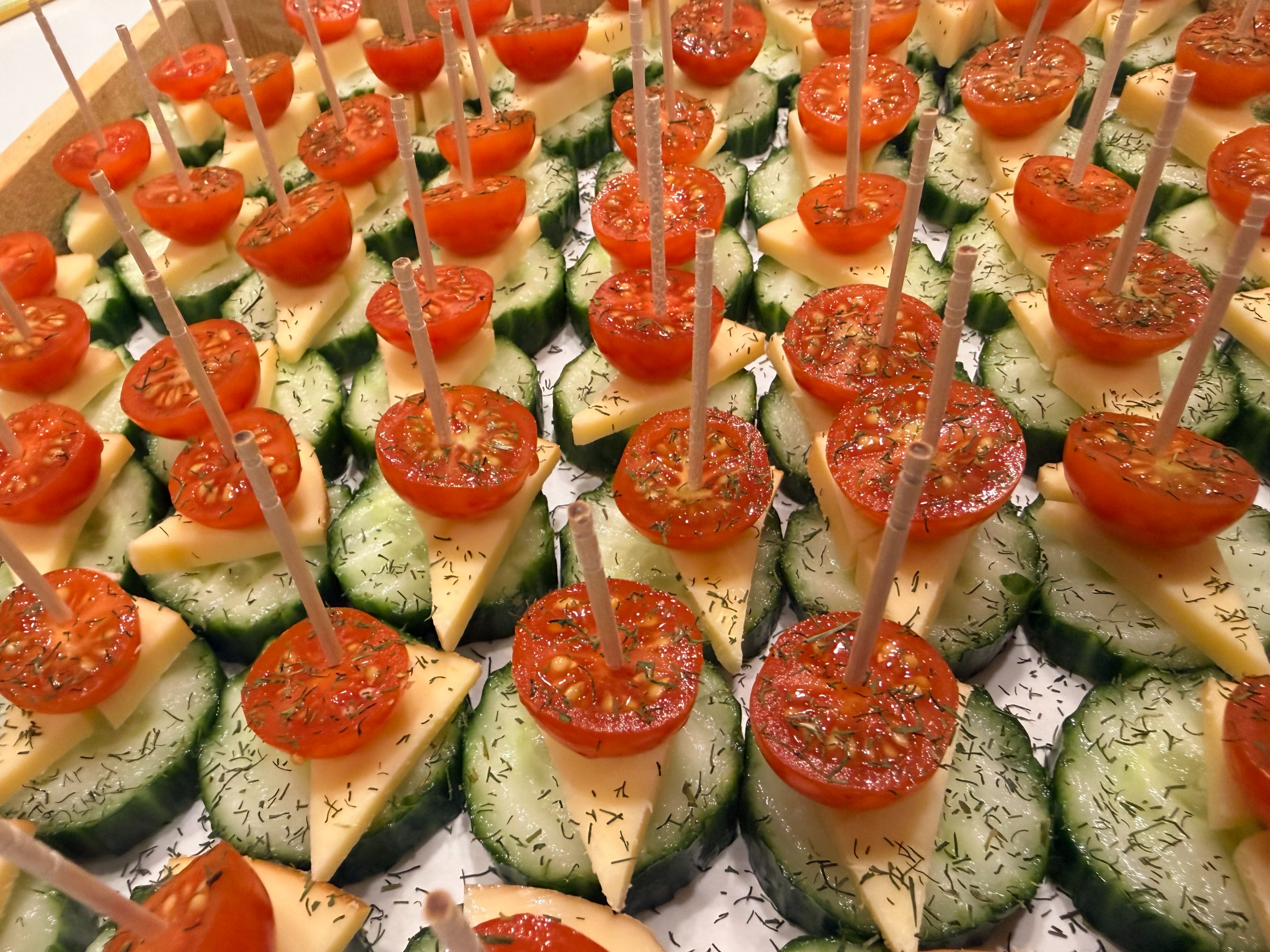 Gouda Cucumber Bites