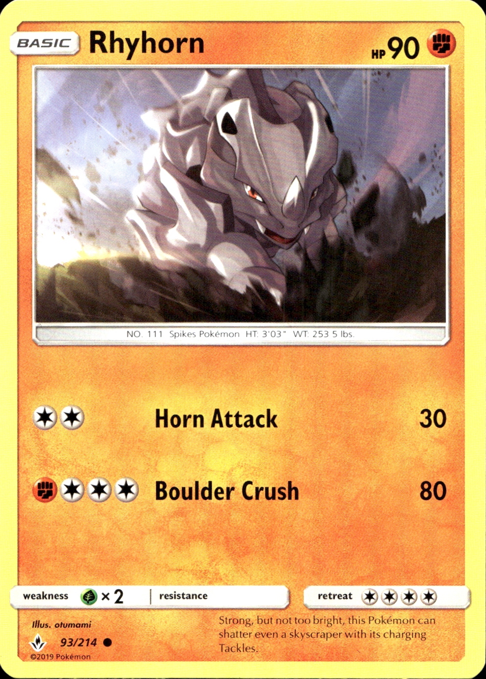 Rhyhorn - SM10 93