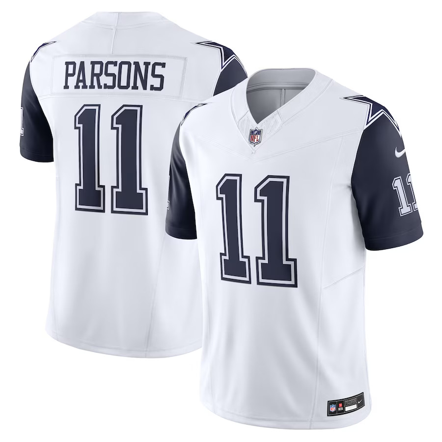 Dallas Cowboys Micah Parsons #11 White Alternate Nike Vapor Limited F.U.S.E Jersey