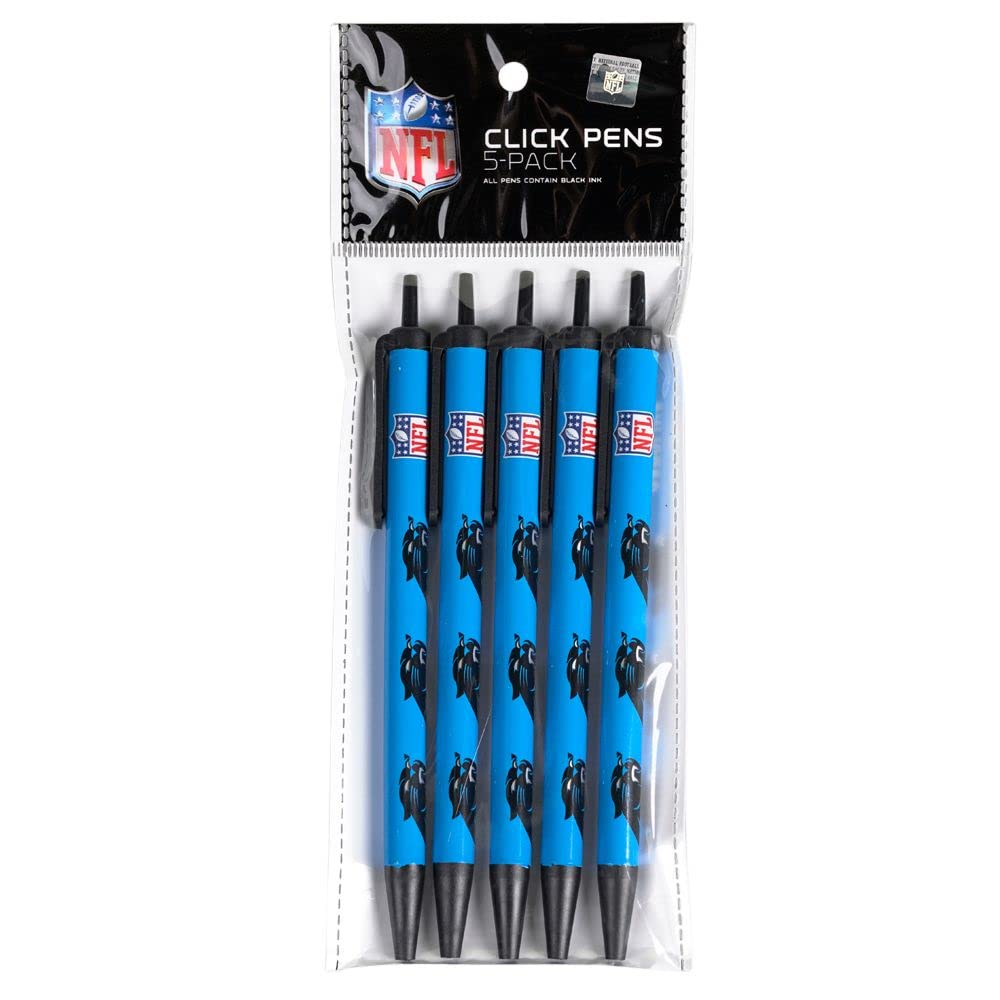 Carolina Panthers Click Pens 5pk