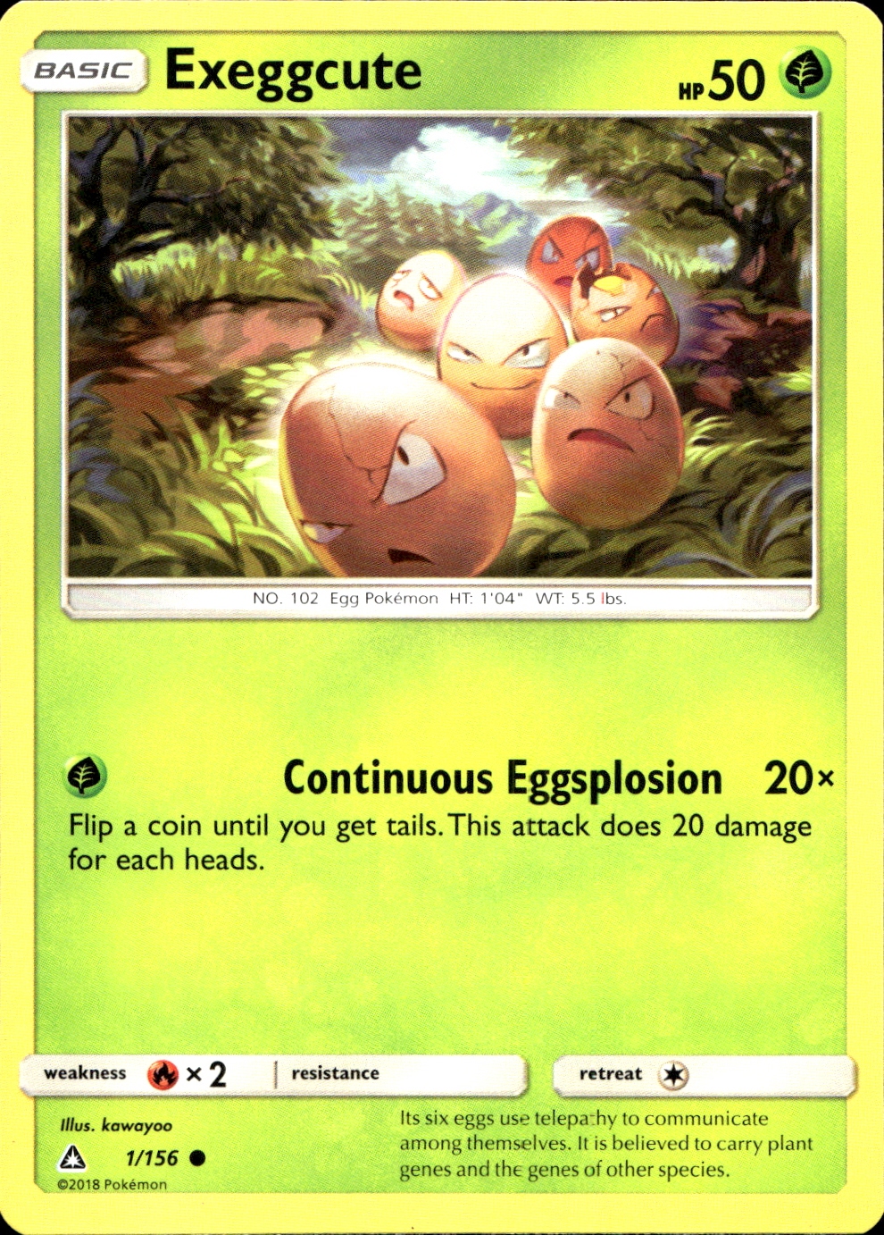 Exeggcute - SM5 1