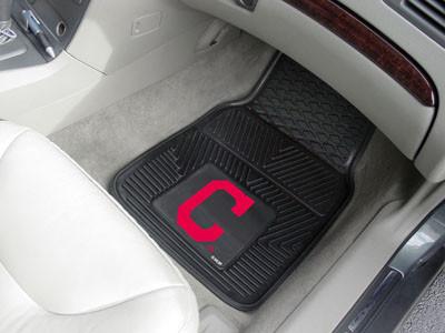 Cleveland Indians Heavy Duty 2-Piece Vinyl Car Mats