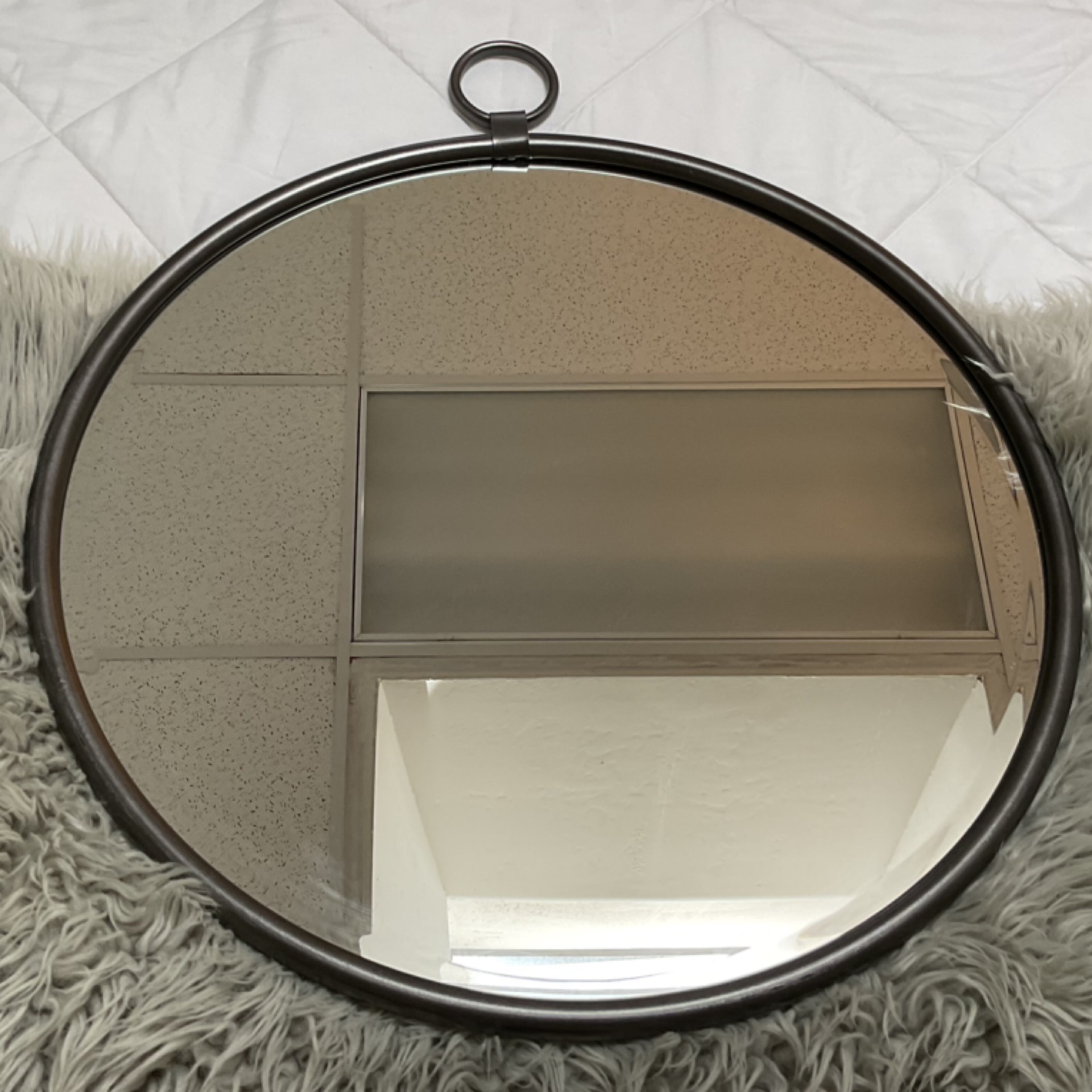 Round Metal Mirror