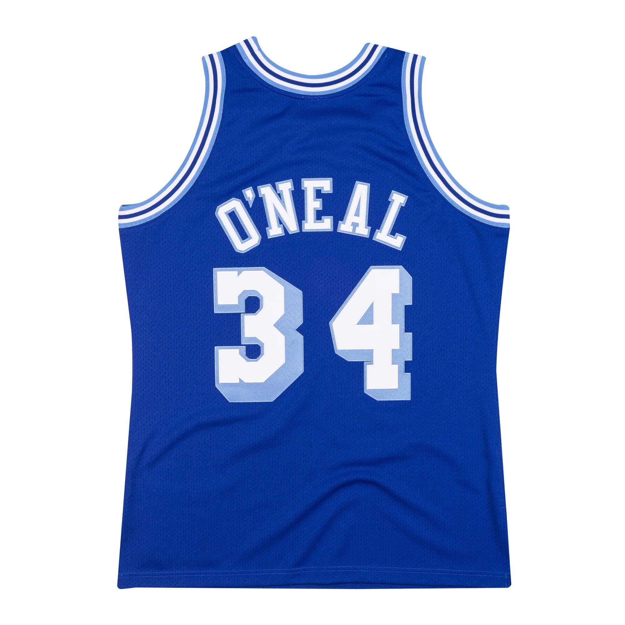 Los Angeles Lakers Shaquille O'Neal 1996-97 Royal Mitchell and Ness Swingman Jersey