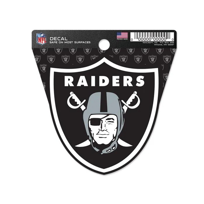 Las Vegas Raiders Clean Cut Decal 3x4"