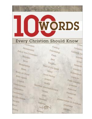 100 Words Every Christian Should Know