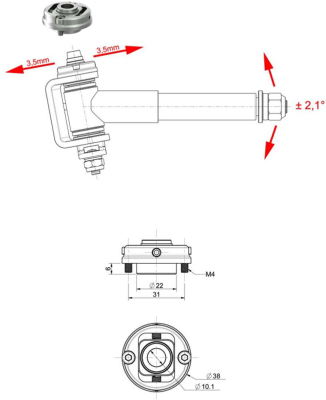 Camber Adjuster 10mm (Single) - Righetti Ridolfi