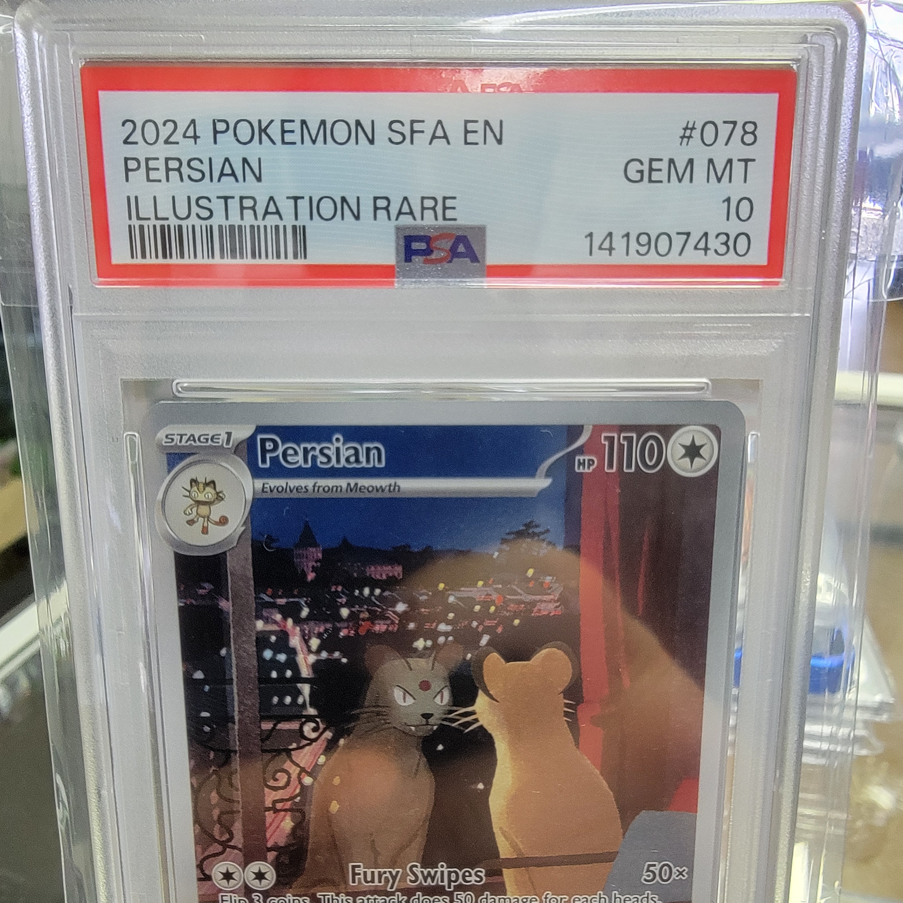 Psa 10 Persian IR Graded Card