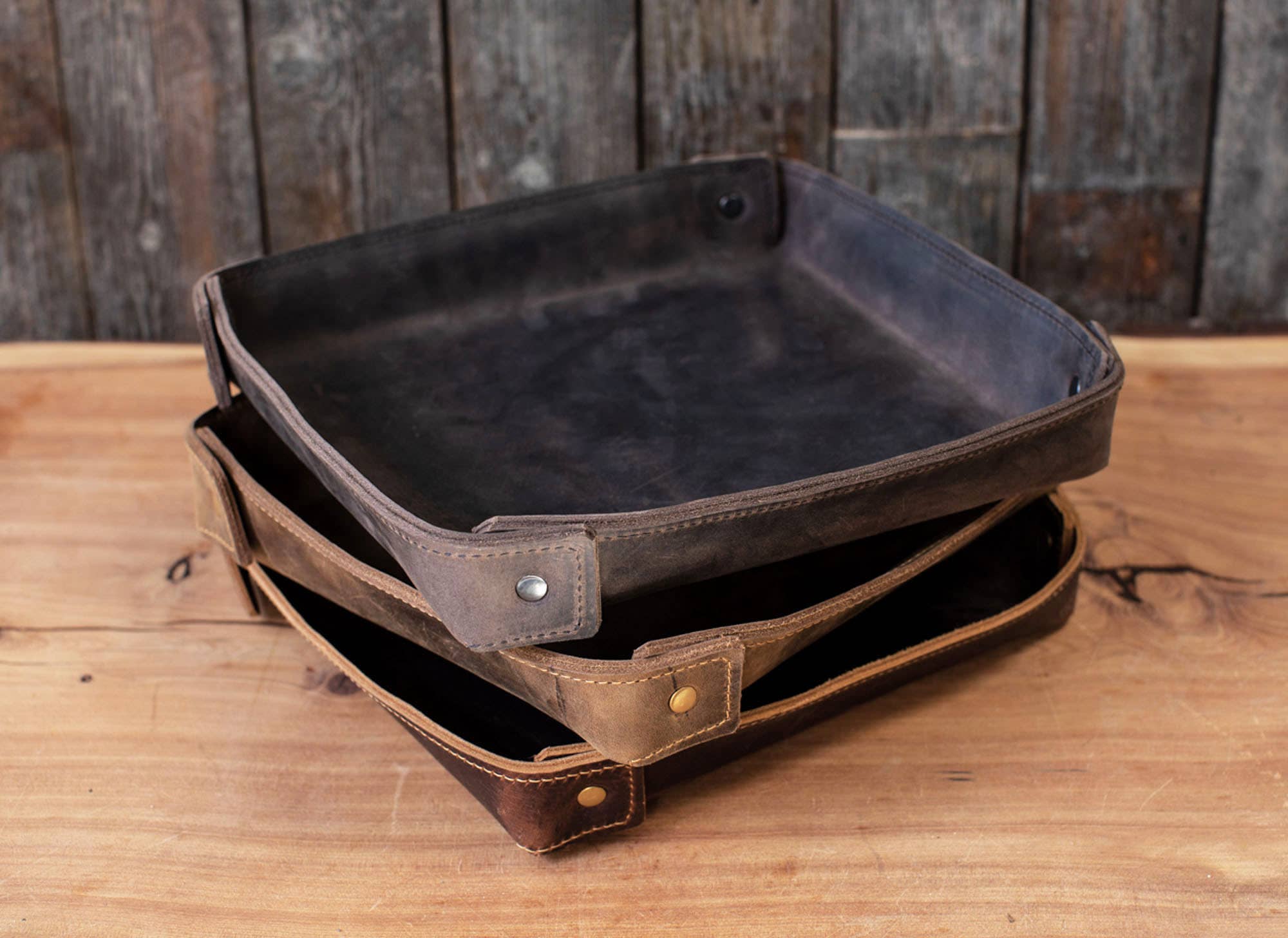 Lifetime Leather Valet Tray