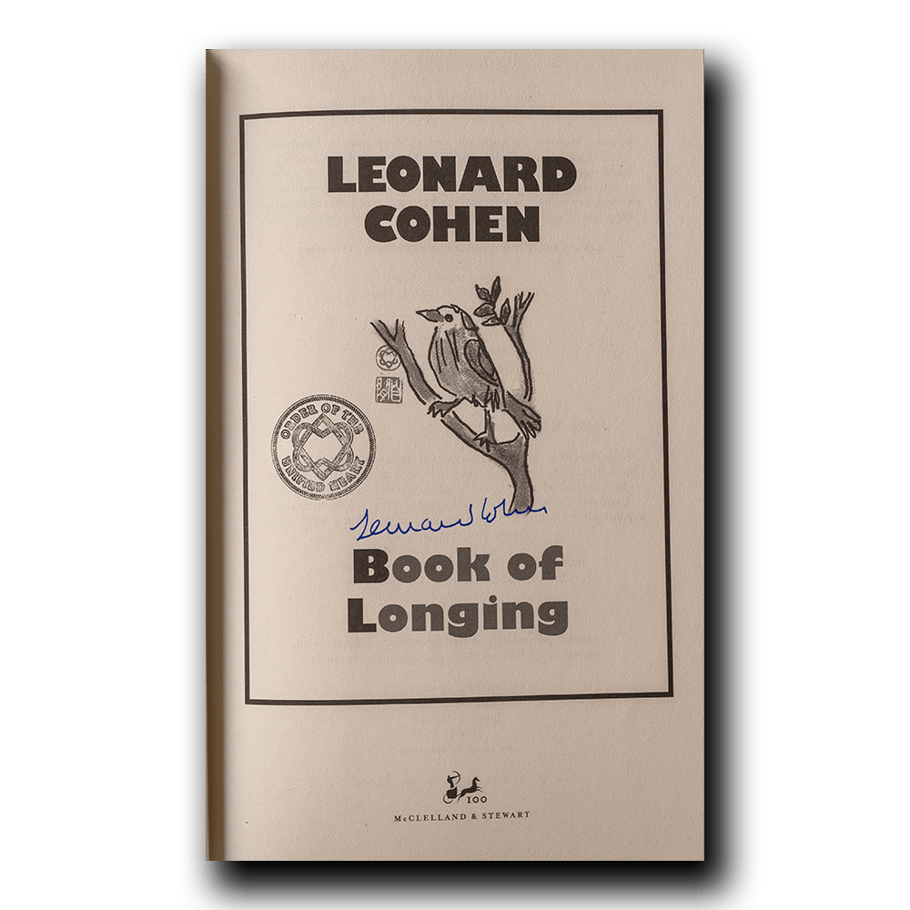 Cohen, Leonard -- Book of Longing [Book]