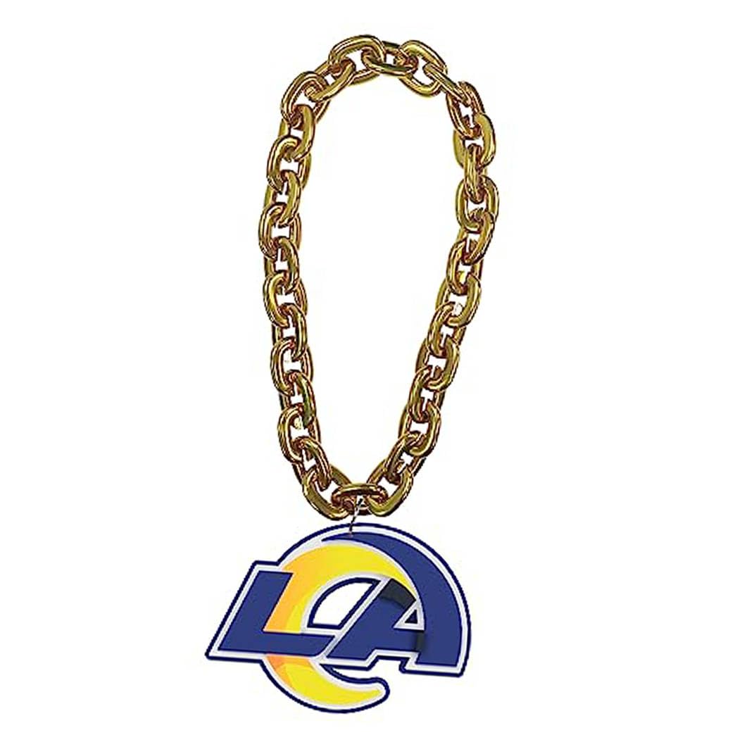 Los Angeles Rams Gold Fan Chain