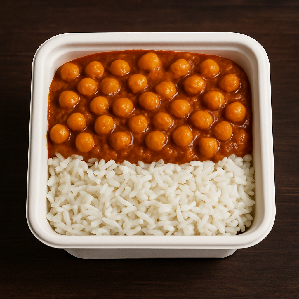 Garbanzo Beans Rice Bowl (Mild)/ Tazón de Arroz con Garbanzos - Veg 🥬