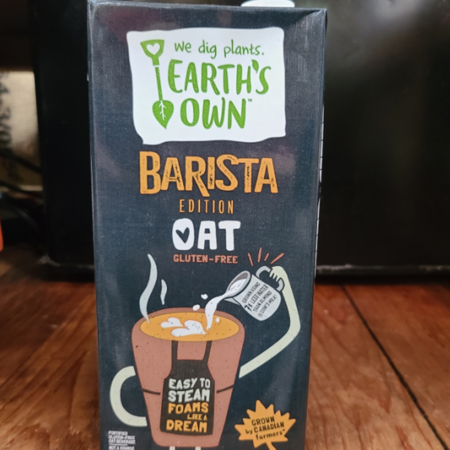 Oat milk or soy milk