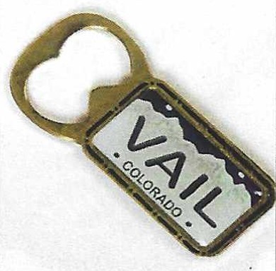 License Plate Bottle Opener Magnet
