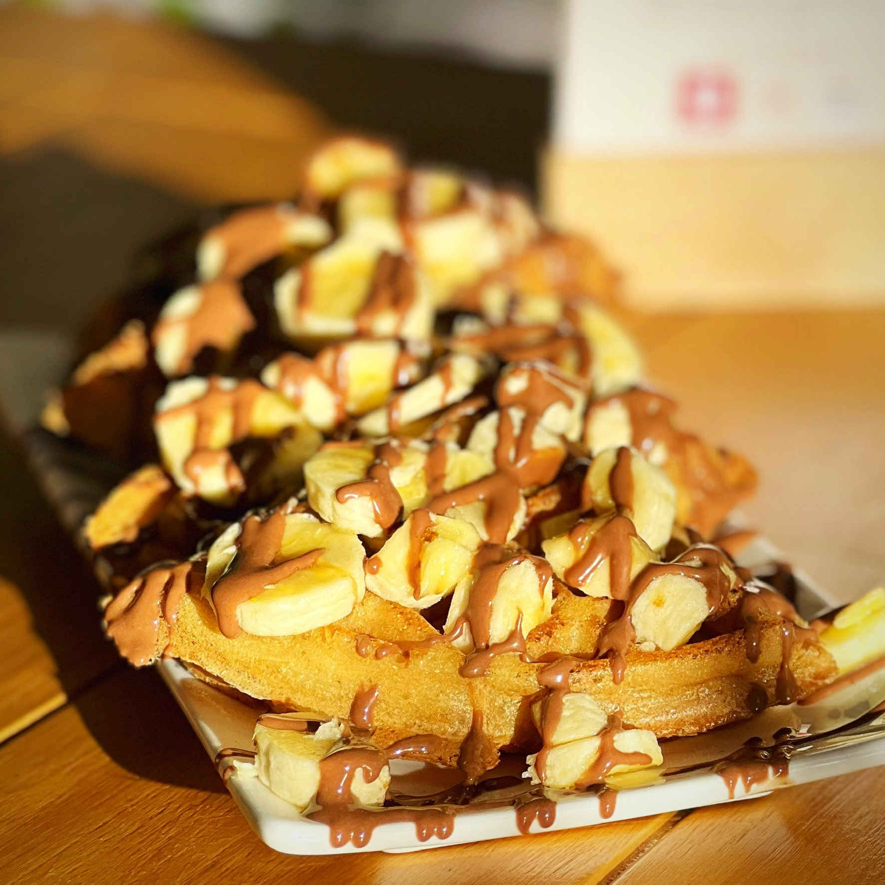 Nutella Banana Waffle (Serves 1)