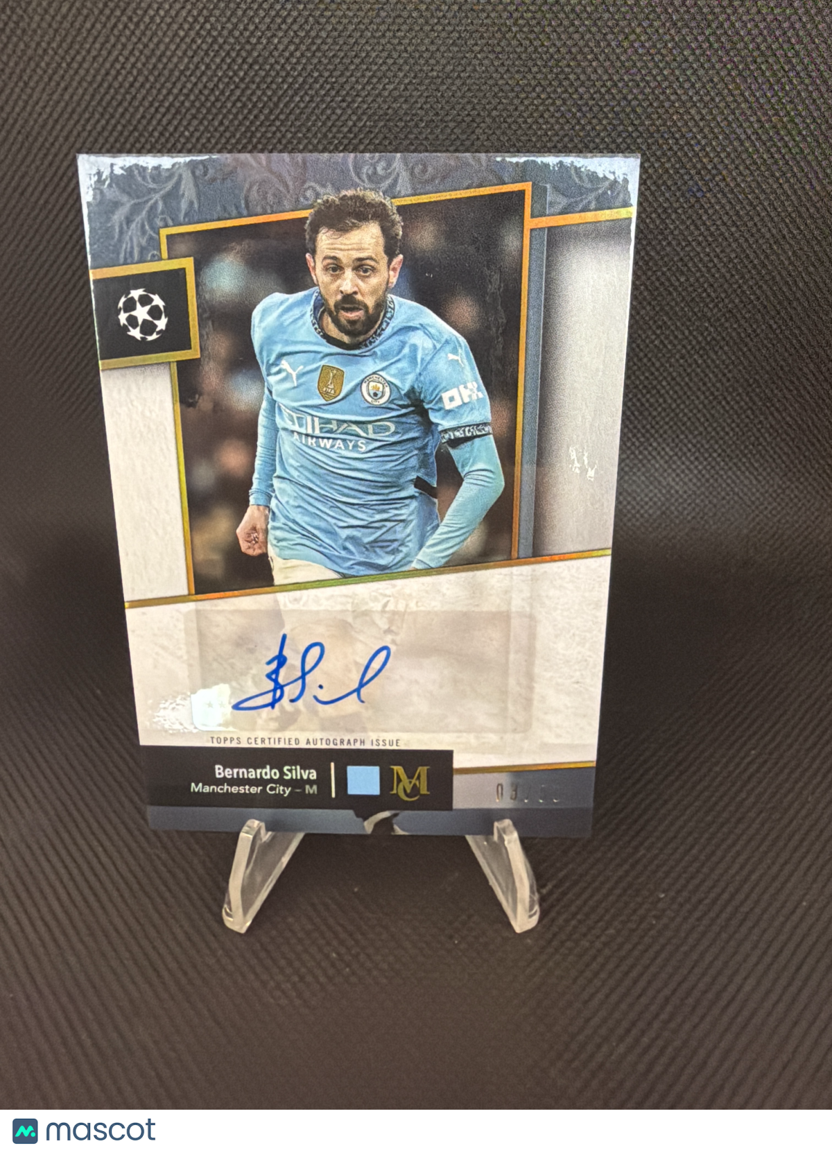2024-25 Topps Museum Collection Bernardo Silva Auto /50 #AA-BS