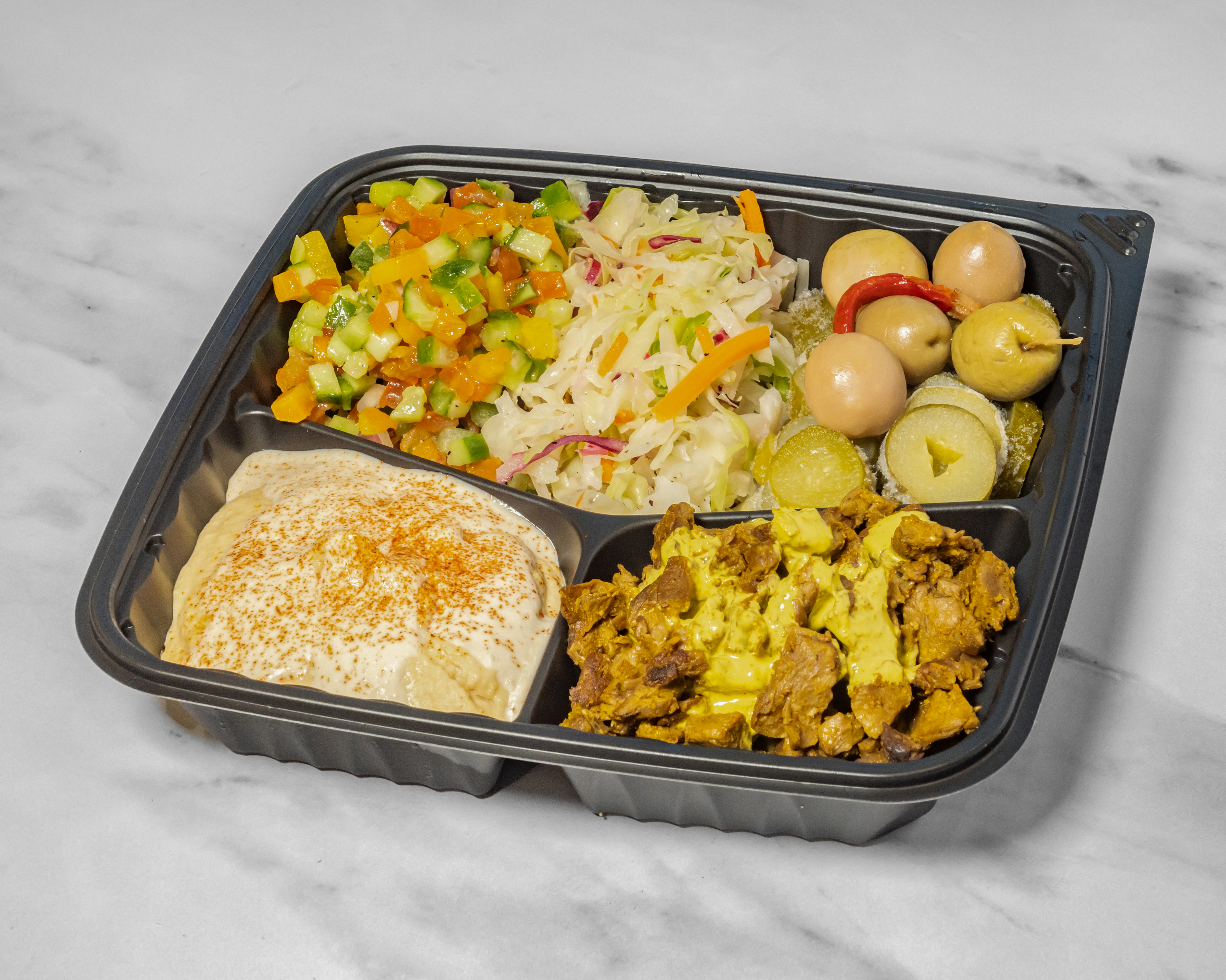 Shawarma Hummus Plate