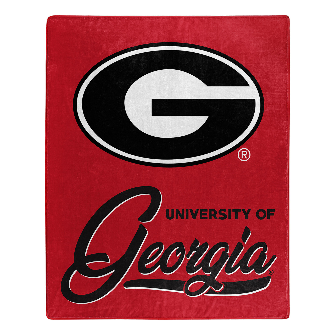 Georgia Bulldogs Signature Royal Plush Blanket 50x60"