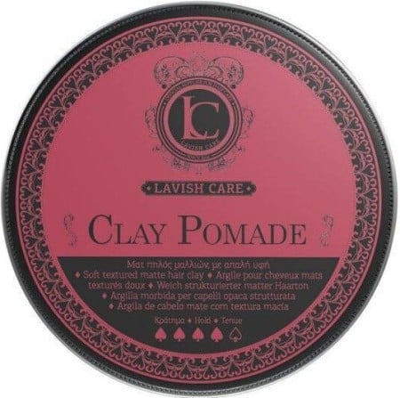 Clay pomade soft textured