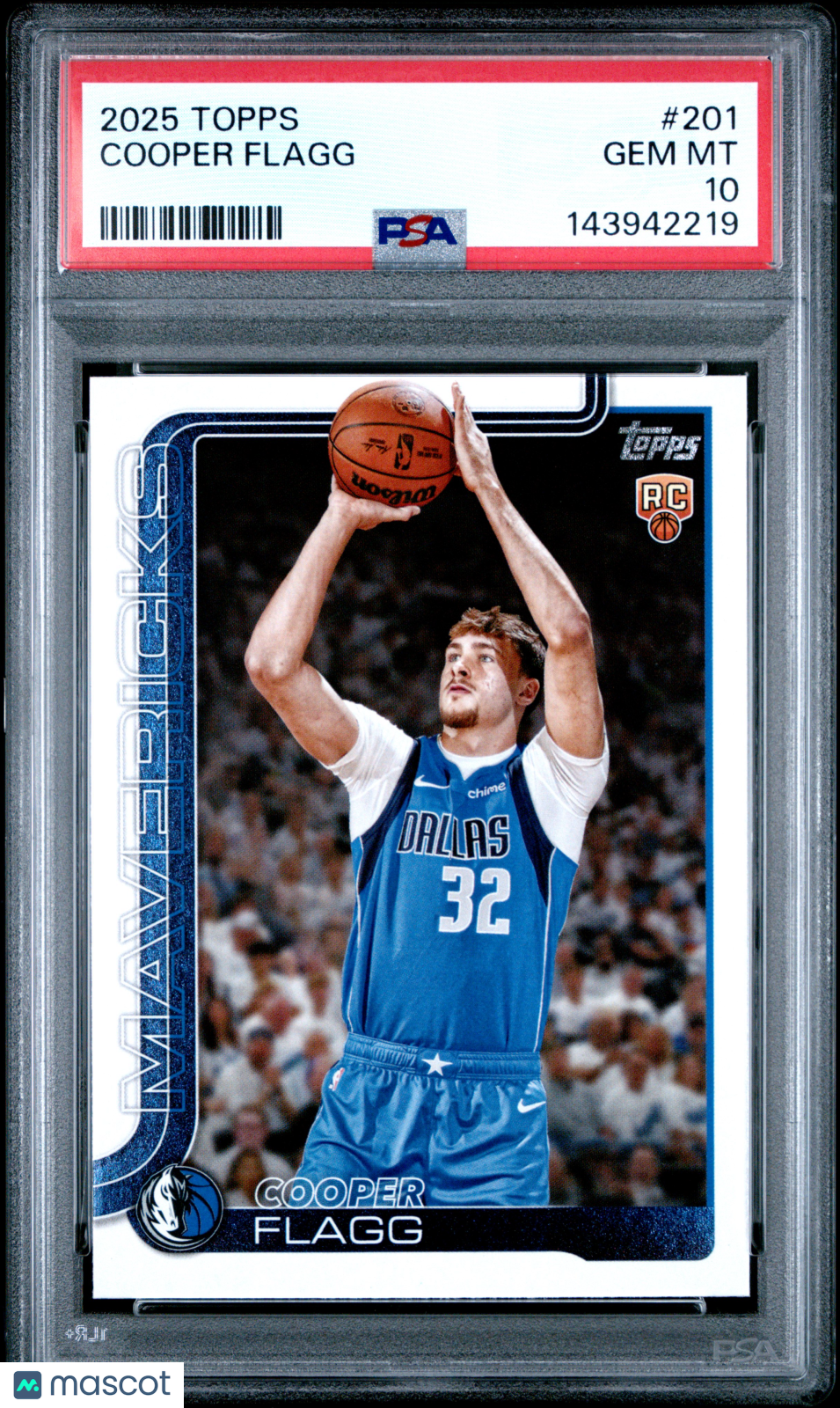 2025 Topps Cooper Flagg RC PSA 10