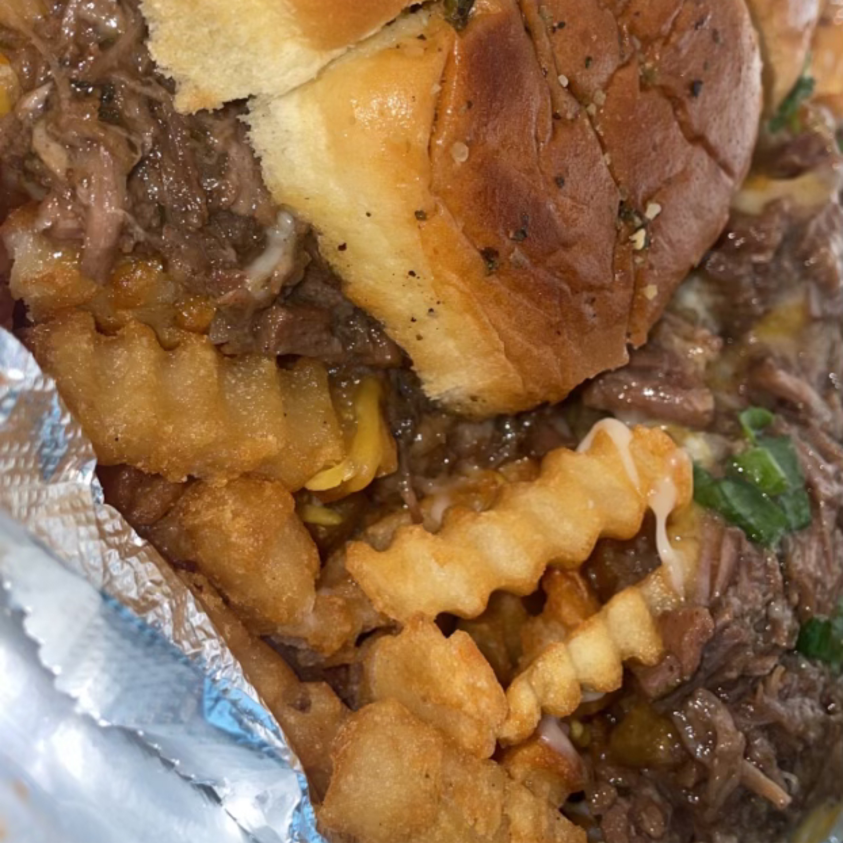 Oxtail Sliders & Oxtail Fries