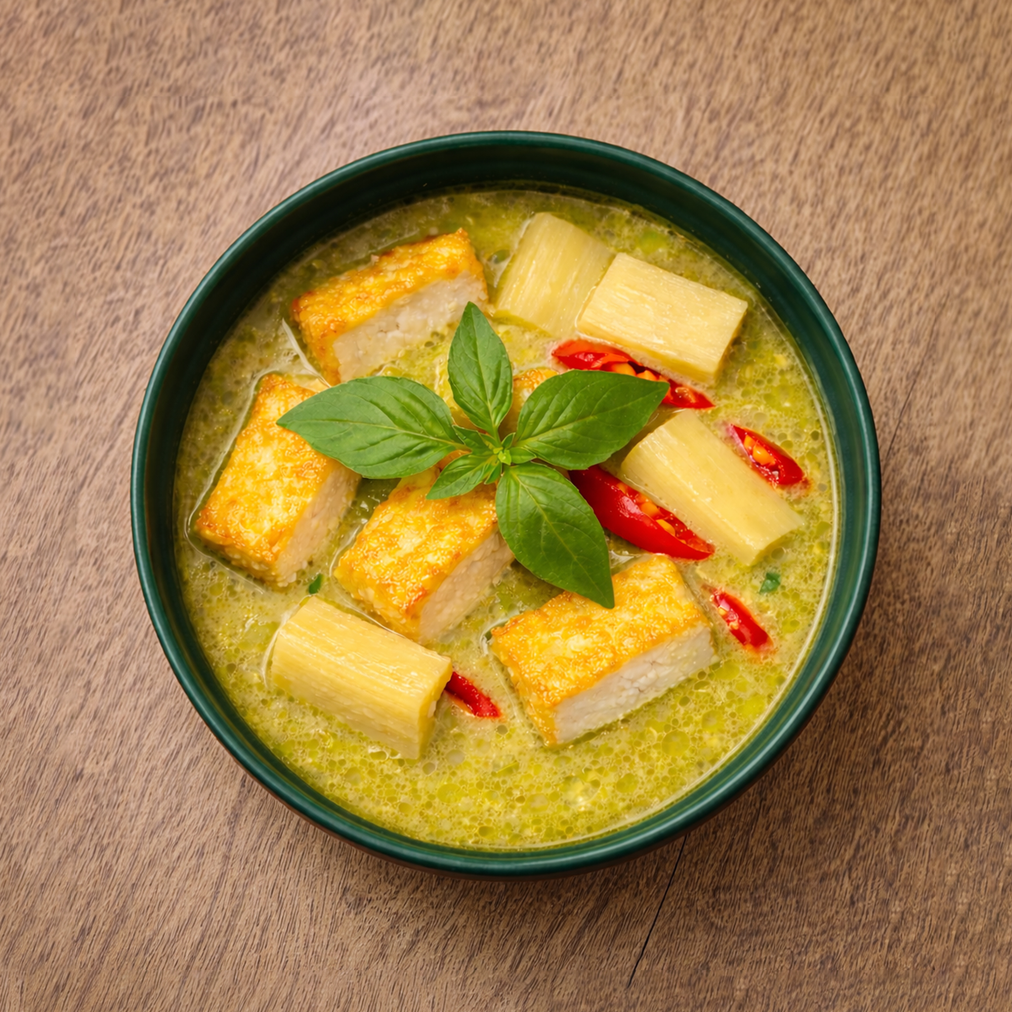 Tofu & Bamboo Green Curry