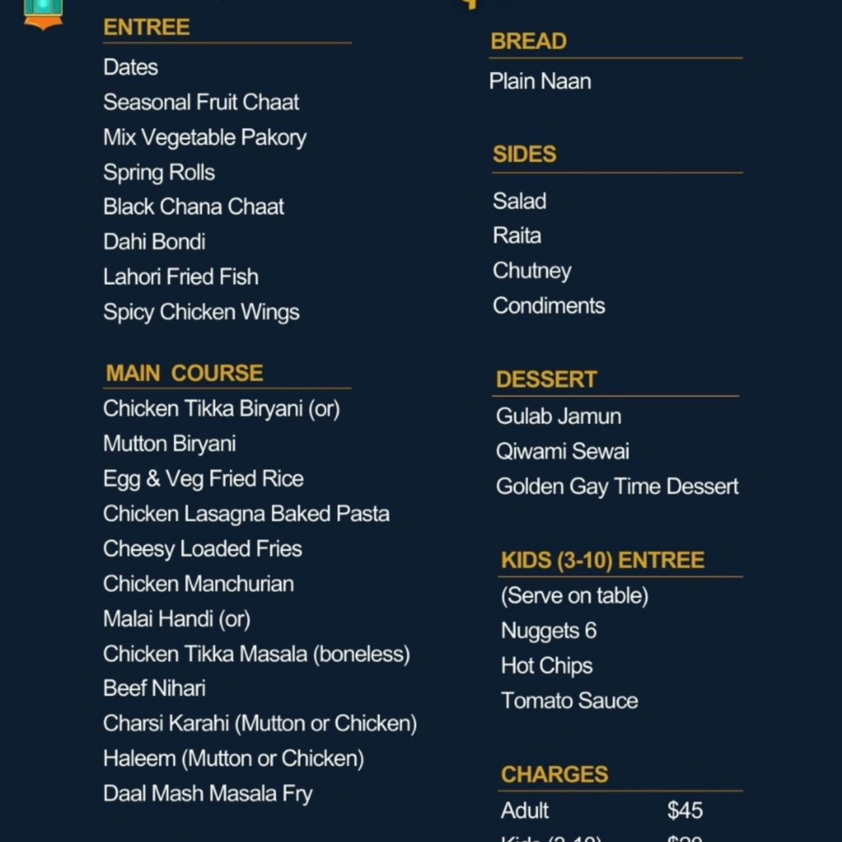 Ramadan Iftar Buffet 2026 Pre Booking