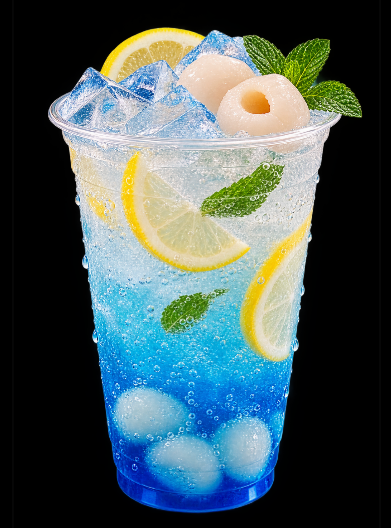 Lychee Blue Curacao Sparkle