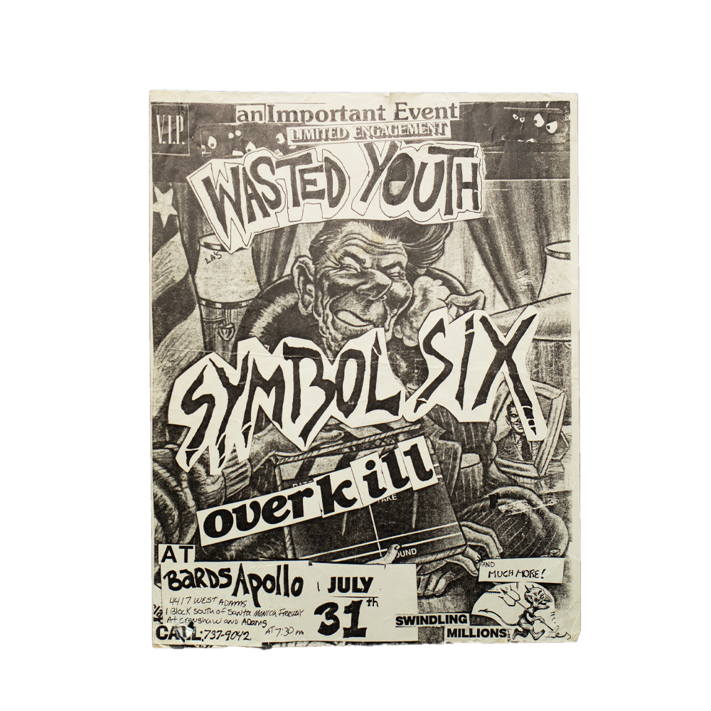 Wasted Youth -- Bard's Apollo [Handbill]