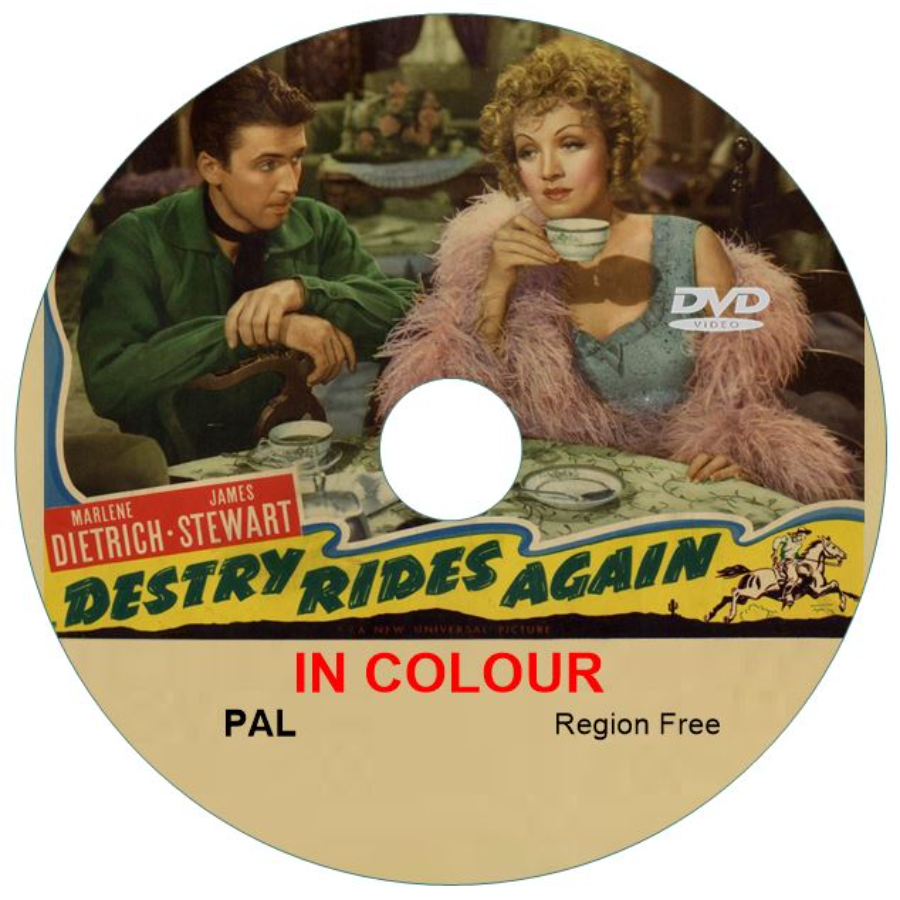 Destry Rides Again (1939) in Color DVD