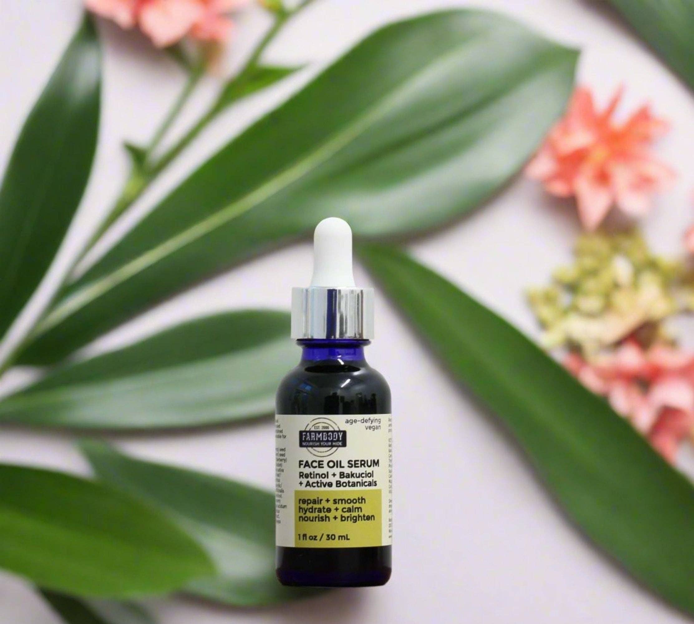 Retinol + Bakuchiol Face Oil Serum with Active Botanicals